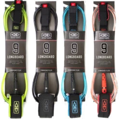 9ft Regular Longboard Ankle Leash | Diamond Flex | Ocean And Earth | Mid Range Leggie | Surfing Legrope