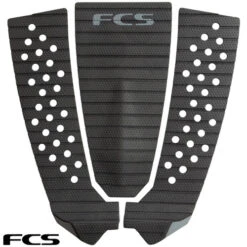 FCS Filipe Toledo Treadlite Tail Pad | Black | FCSII | Surfboard Tail Pad | Deck Grip | Traction Pad |