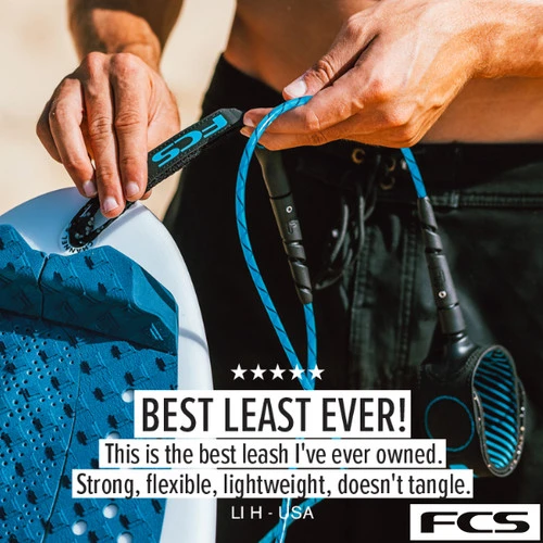FCS 6ft Freedom Helix Leash | Surfing Legrope | Surf Leggie Up To 8ft Waves | Top Range Equipment | Exciting New Release 9 FCS 6ft Freedom Helix Leash | Surfing Legrope | Surf Leggie Up To 8ft Waves | Top Range Equipment | Exciting New Release - Image 7