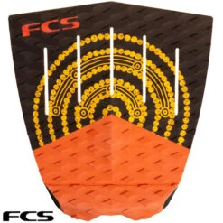 FCS | Otis Carey Eco Traction | 1 Piece Deck Grip | Quick Apply Tail Pad | Suits Narrow Surfboards | Indigenous Artworks