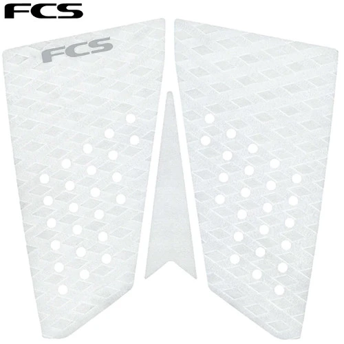 FCSII | FCS T-3 Fish Eco Swallow Tail Pad | White | Traction Pad | Deck Grip | 3 FCSII | FCS T-3 Fish Eco Swallow Tail Pad | White | Traction Pad | Deck Grip |