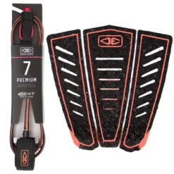 Surf Board Pro Store -Surf Board Pro Store Buy Kanoa Igarashi Tail Pad And Leash Package Coral 81076.1641175671