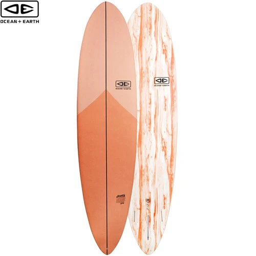 8'6" Happy Hour Surfboard | Ocean And Earth | Epoxy Softboard | Mid-Length | Full Nose And Pulled In Pin - Supreme Funboard 4 8'6" Happy Hour Surfboard | Ocean And Earth | Epoxy Softboard | Mid-Length | Full Nose And Pulled In Pin - Supreme Funboard - Image 2