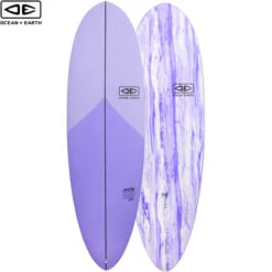 6'0" Happy Hour Surfboard | Ocean And Earth | Epoxy Softboard | Mid-Length | Full Nose And Pulled In Pin - Supreme Funboard -Surf Board Pro Store Buy Ocean And Earth Happy Hour Softboard Online Surf Shops Australia Violet 88518.1682390647