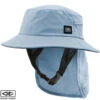 Indo Stiff Peak Surf Hat | Pale Blue | Sun Protection For Surfing | Ocean And Earth -Surf Board Pro Store Buy Ocean And Earth Indo Surf Hat With Flap Surf Shops Australia Pale Blue 33276.1692951748