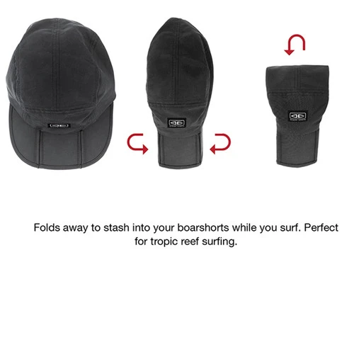 Ocean And Earth | Tropic Stash Foldaway Surf Cap | Surfing Hat With Clip 4 Ocean And Earth | Tropic Stash Foldaway Surf Cap | Surfing Hat With Clip - Image 2