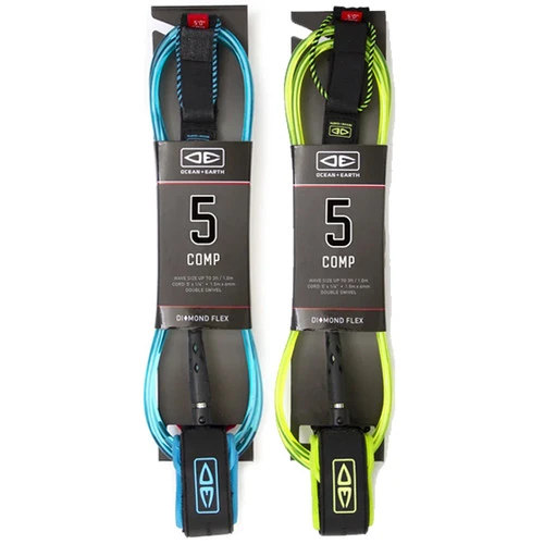 5ft Comp Leash | Diamond Flex | Ocean And Earth | Mid Range Competition Leggie | Surfing Legrope 3 5ft Comp Leash | Diamond Flex | Ocean And Earth | Mid Range Competition Leggie | Surfing Legrope