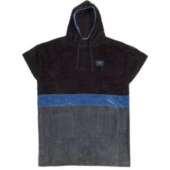 Ocean And Earth | Mens Strike Hooded Towel | Blue | Surf Poncho | Guys Warm Surfing Poncho