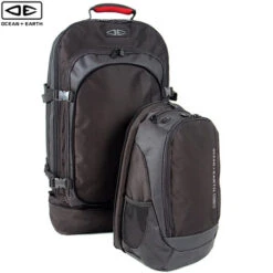 Ocean And Earth | Bells & Whistles Backpack 75L | Black | Extra Large Surfers Touring Backpack -Surf Board Pro Store Buy Ocean and earth Bells And Whistles Backpack Online Australia Surf Shop Surfing Detachable 34034.1689817213