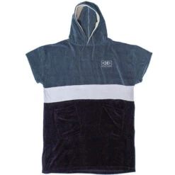 Mens Strike Hooded Towel | Surf Poncho | Navy | Ocean And Earth | Guys Warm Surfing Poncho