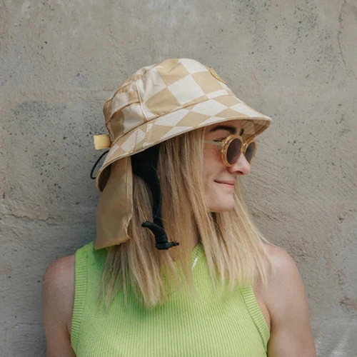 Plow Surf Co. | Beach Beige | Plow Surf Hat | Surfing Hat | Beach + Water Activity Headwear | 4 Plow Surf Co. | Beach Beige | Plow Surf Hat | Surfing Hat | Beach + Water Activity Headwear | - Image 2