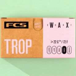 FCS Surf Wax | FCSII Ultimate Tackiness And Bead Building Formula | All Temperatures Available -Surf Board Pro Store Buy Surfboard Wax Online Australia Surf Shop Surf Board Wax FCS Tropical 86386.1605518638