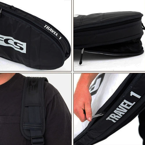 Travel 1 Funboard Cover | FCS | Suits 1 Fish Or Retro Wide Surfboard | Board Bag | Surf Travel Essentials | Highest Protection Level 4 Travel 1 Funboard Cover | FCS | Suits 1 Fish Or Retro Wide Surfboard | Board Bag | Surf Travel Essentials | Highest Protection Level - Image 2