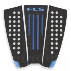 Julian Wilson Tail Pad | Black/Blue | FCS | Deck Grip | Surfboard Traction