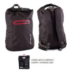 Waterproof Backpack 30L | Black | Surf Travel Essential | Ocean And Earth -Surf Board Pro Store Ocean and Earth Waterproof backpack travel lite Black Extras 39006.1501199016